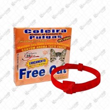 3947 - COLEIRA ANTI PULGAS FREE CAT GATO 36CM