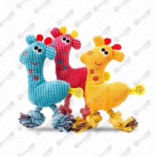 12802 - BRINQUEDO PELUCIA GIRAFA C/CORDA 26CM