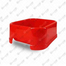 9973 - COMEDOURO P 350ML VERMELHO