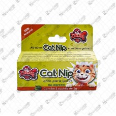 9085 - CAT NIP CAIXINHA 6G (3 SACHÊS DE 2G)