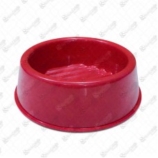 10051 - COMEDOURO PLAST MINI GATO 150ML VERMELHO