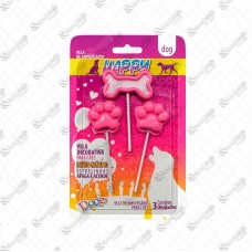 19561 - VELA ANIVERSARIO HAPPY DOG ROSA C/3