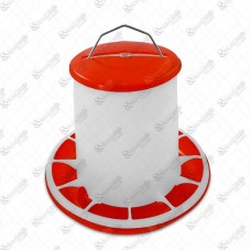 19575 - COMEDOURO AVES GRANDE 8KG 15 FUROS 32CM