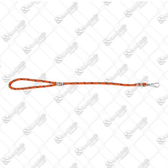 GUIA CORDA 6MM X 1MT MOSQ LARANJA