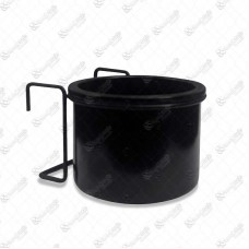 19701 - COMEDOURO COMILAO PRETO C/PRESILHA