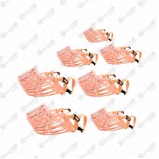 19839 - KIT FOCINHEIRA PLASTICA BEGE C/7