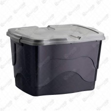 19865 - CAIXA MULTI USO 60LT BLACK STELL