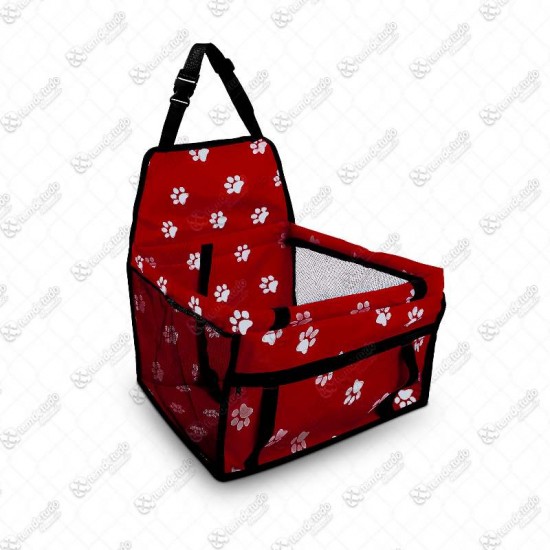 CADEIRINHA PET P/CARRO VINHO 40X30