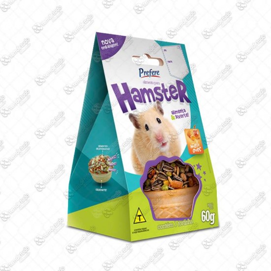 TORTINHA HAMSTER 60G COM OVOS E MEL C/2