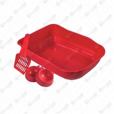 5239 - KIT BANDEJA GATO VERMELHA