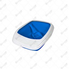 8389 - BANDEJA GATO COM BORDA E PA AZUL