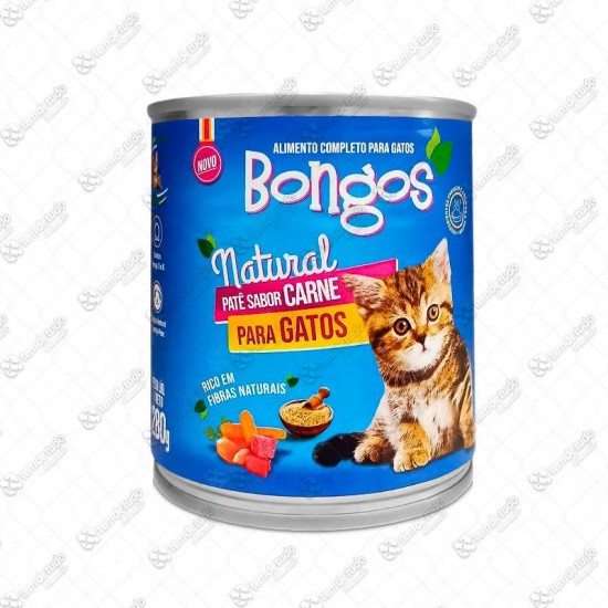 PATE ENLATADO GATO BONGOS CARNE 280G