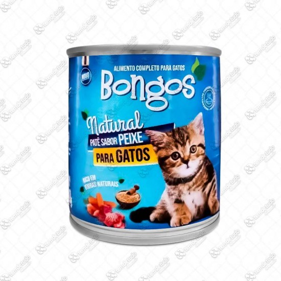 PATE ENLATADO GATO BONGOS PEIXE 280G