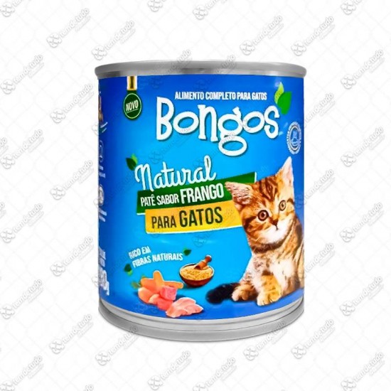 PATE ENLATADO GATO BONGOS FRANGO 280G