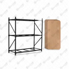 20031 - KIT MINI PORTA PALLET INIC PRETO C/TABUA