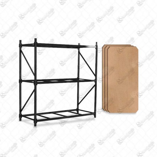 KIT MINI PORTA PALLET INIC PRETO C/TABUA