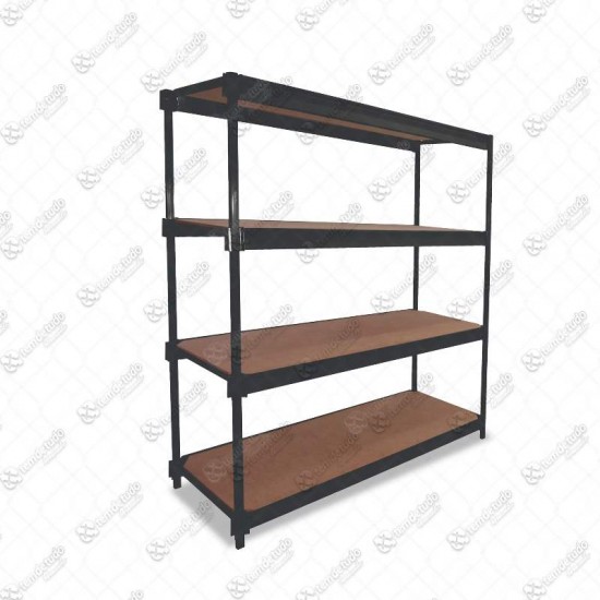 PRATELEIRA PRATIC 4 DIV INICIAL PRETO