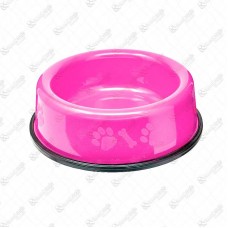 9202 - COMEDOURO PLAST PESADO 750ML ROSA