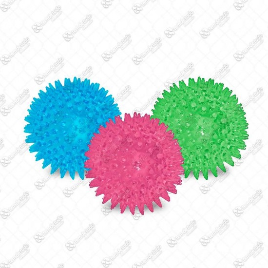 BRINQUEDO BOLA PISCA C/CRAVO COLOR 70MM 