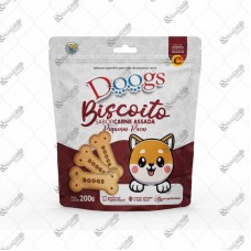 20432 - PETISCO DOOGS BISCOITO CARNE ASSADA 200G