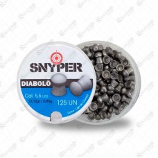 5511 - CHUMBINHO DIABOLO SNYPER 5,5MM C/125