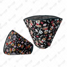 20897 - COLAR ELIZABETANO CONE P PRETO