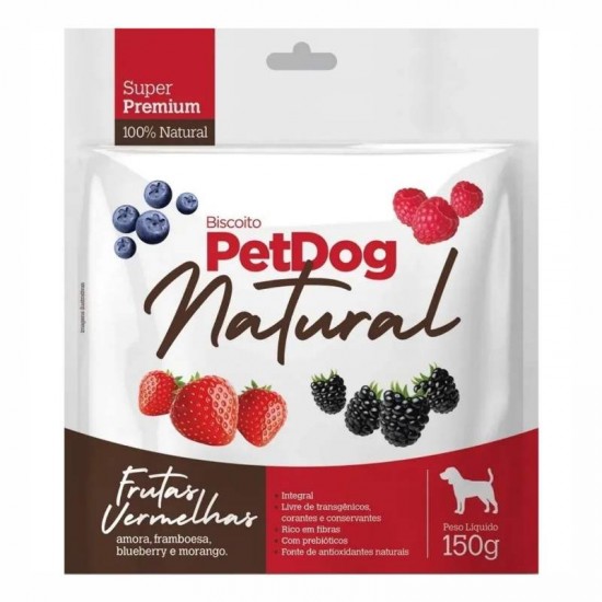 BISCOITO NATURAL FRUTAS VERMELHAS 150G