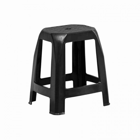 BANQUETA PLASTICA PRETO