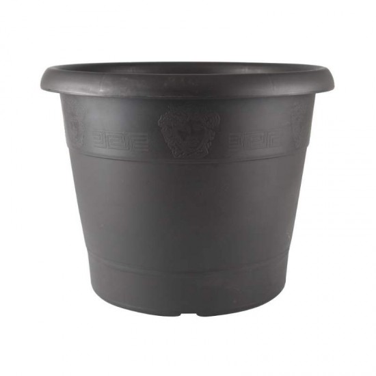VASO PLAST RED C/BORDA PRETO 25