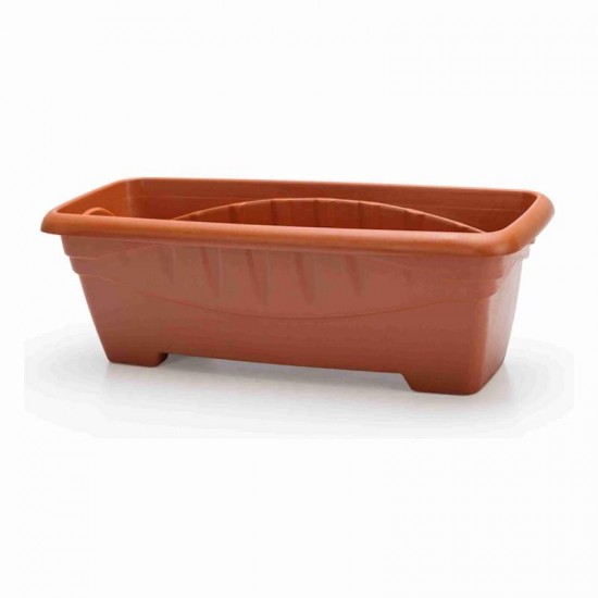 VASO PLAST RET TERRACOTA G 7LT