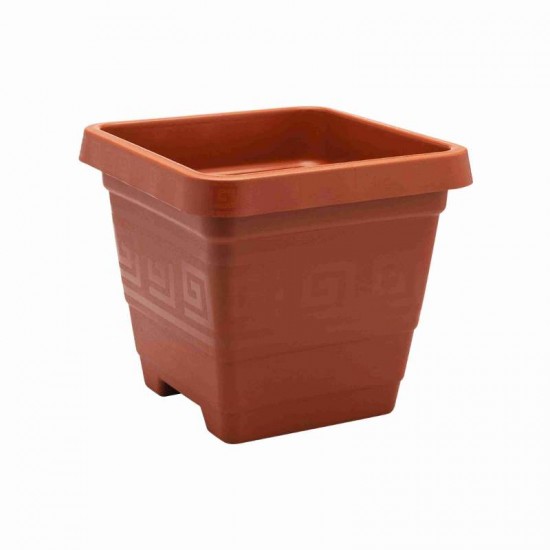 VASO PLAST QUAD TERRACOTA EG 29LT