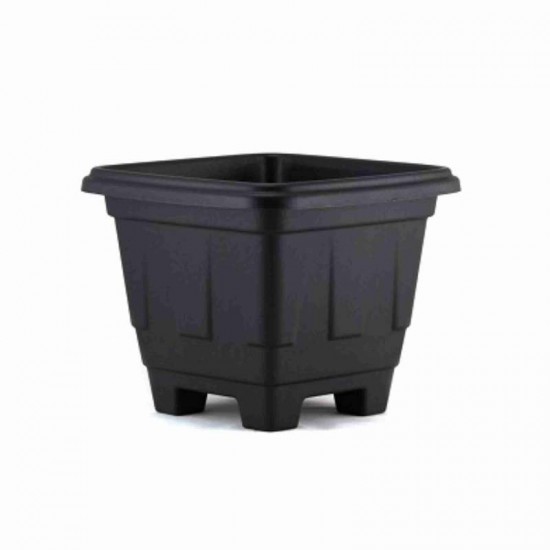 VASO PLAST QUAD PRETO N3